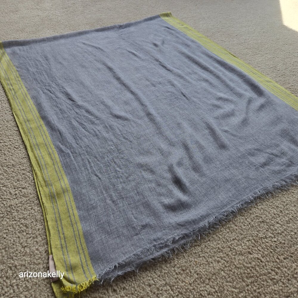 Nordstrom Viscose Wool Lightweight Scarf Wrap - Picture 5 of 8